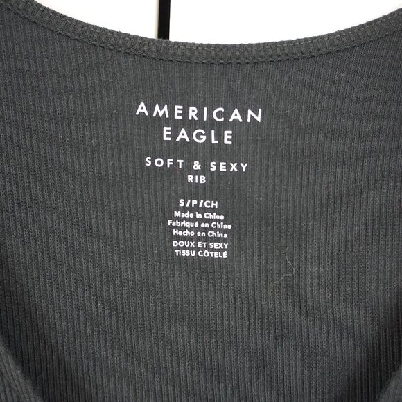 AE "Soft & Sexy" Long-Sleeve Ribbed Mini Dress - Picture 5 of 6